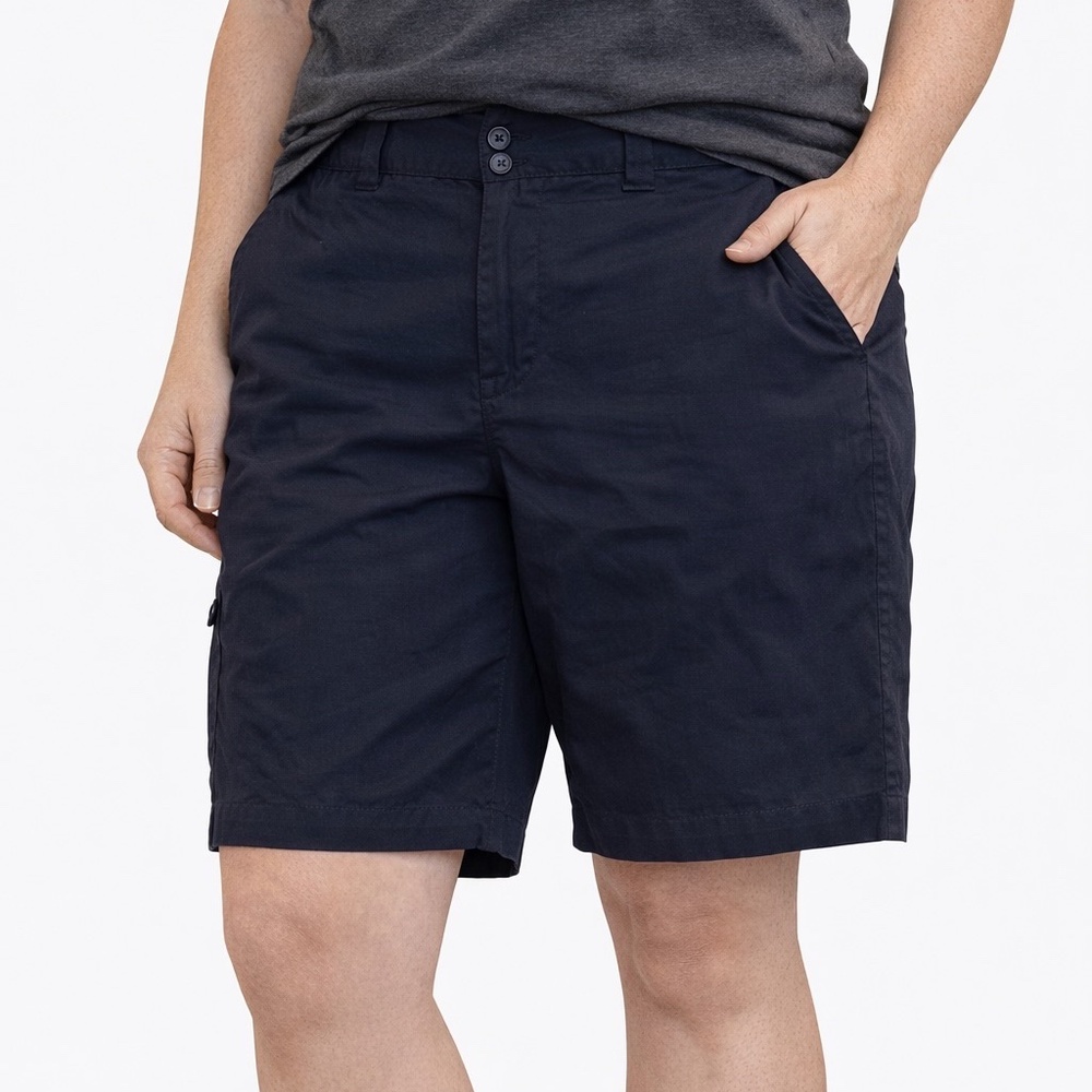 Cloudveil Shorts Womens Size Large Black Bermuda Walking Golf Casual Vacation